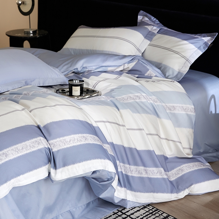 91家纺网 家纺一手货源 找家纺 梧桐树 2026新款全棉纯棉长绒棉数码印花系列四件套 S33伊格兰