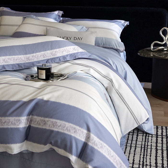 91家纺网 家纺一手货源 找家纺 梧桐树 2026新款全棉纯棉长绒棉数码印花系列四件套 S33伊格兰