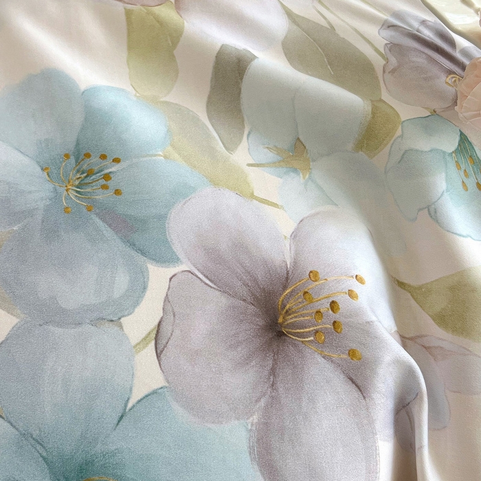 91家纺网 家纺一手货源 找家纺 梧桐树 2026新款全棉纯棉长绒棉数码印花系列四件套 S36岚山梦