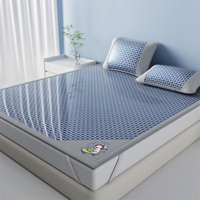 91家纺网 家纺一手货源 找家纺 （总）梦卡迪 2026新款罗兰格凉感冰丝席