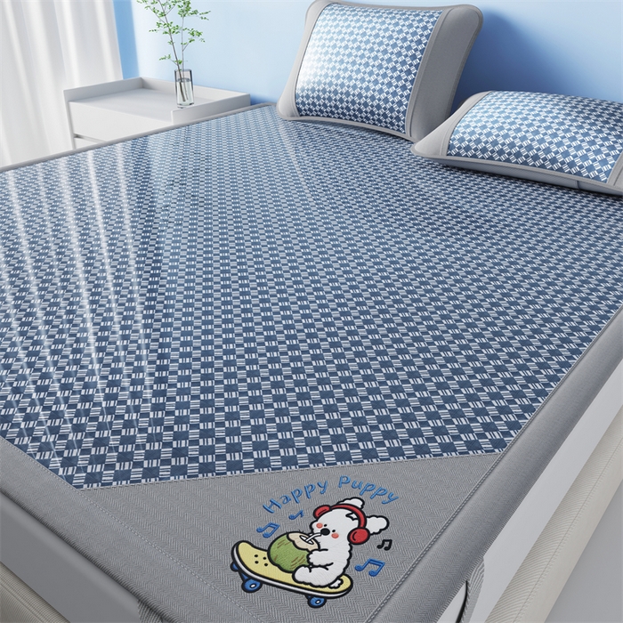 91家纺网 家纺一手货源 找家纺 （总）梦卡迪 2026新款罗兰格凉感冰丝席