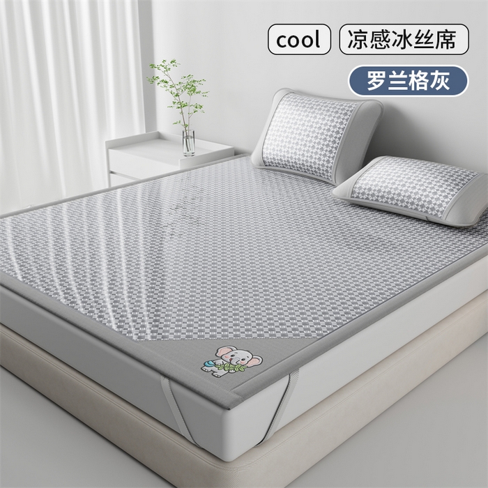 梦卡迪 2026新款罗兰格凉感冰丝席 罗兰格灰-床席款