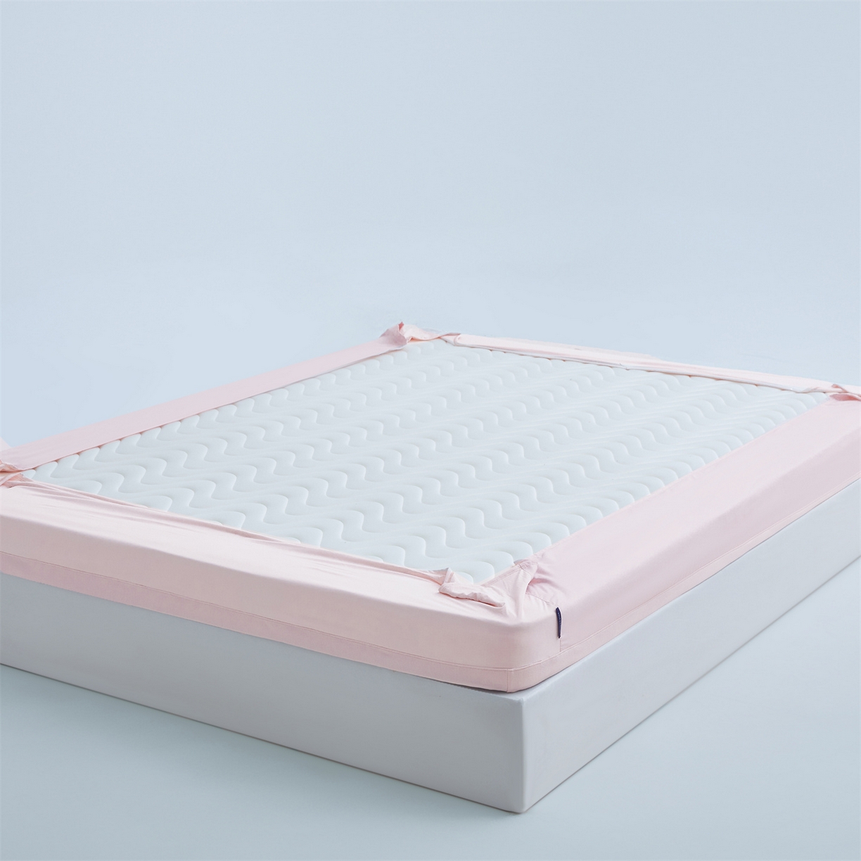 91家纺网 家纺一手货源 找家纺 优眠坊 2026春夏新款星球深睡床笠床垫保护套床笠单件 星球-粉色