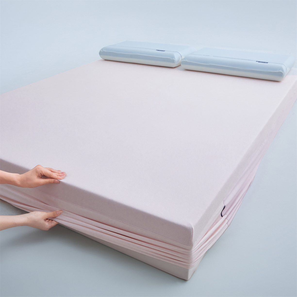 91家纺网 家纺一手货源 找家纺 优眠坊 2026春夏新款星球深睡床笠床垫保护套床笠单件 星球-粉色