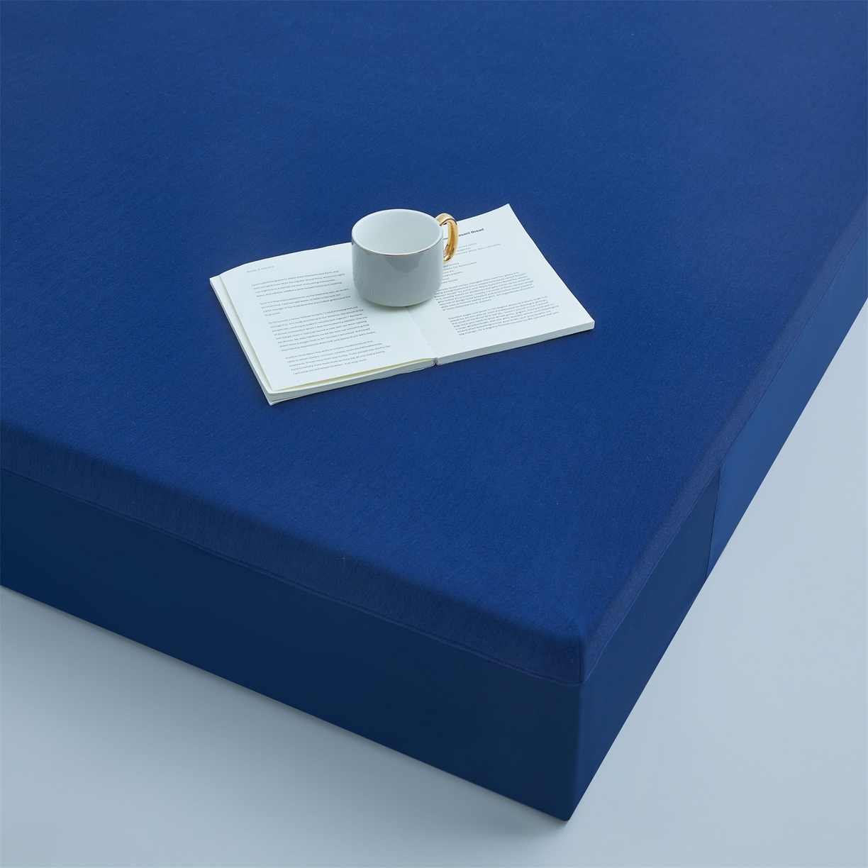 91家纺网 家纺一手货源 找家纺 优眠坊 2026春夏新款星球深睡床笠床垫保护套床笠单件 星球-藏蓝