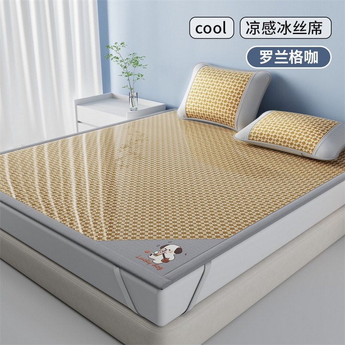 梦卡迪 2026新款罗兰格凉感冰丝席 罗兰格黄-床席款