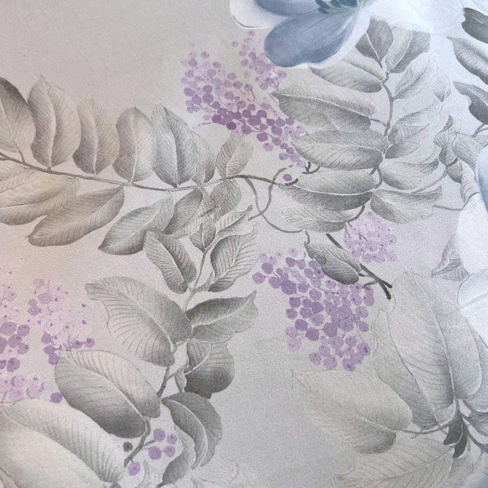 91家纺网 家纺一手货源 找家纺 梧桐树 2026新款全棉纯棉长绒棉数码印花系列四件套 S41溪悦