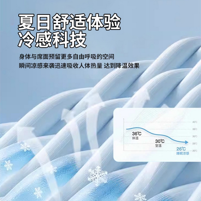 91家纺网 家纺一手货源 找家纺 梦卡迪 2026新款A类爱心卡通凉感豆豆绣花床席 滑板小狗-蓝