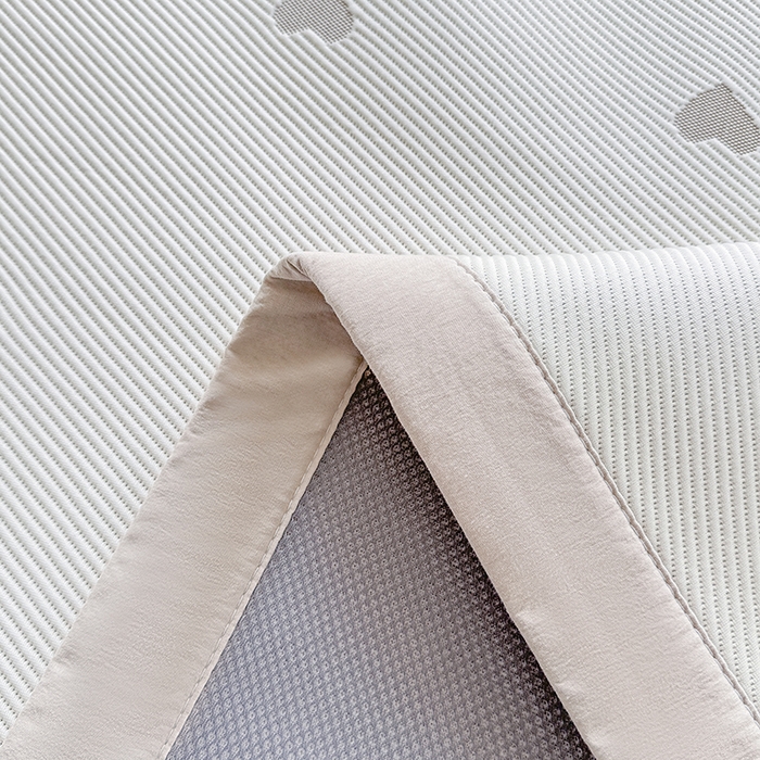 91家纺网 家纺一手货源 找家纺 梦卡迪 2026新款A类爱心卡通凉感豆豆绣花床席 幸运小狗-咖