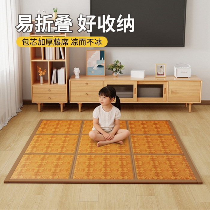 91家纺网 家纺一手货源 找家纺 梦卡迪 2026新款爬行地垫 九宫格