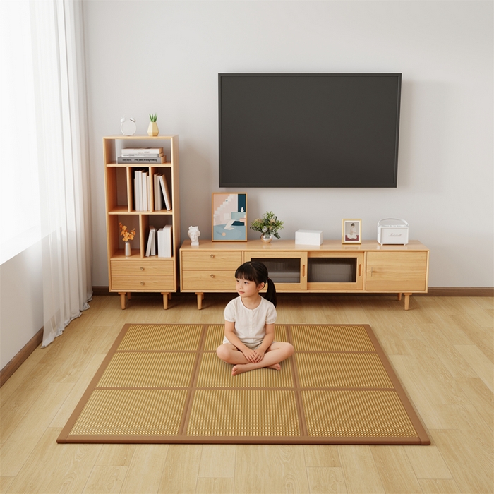 91家纺网 家纺一手货源 找家纺 梦卡迪 2026新款爬行地垫 玉米格