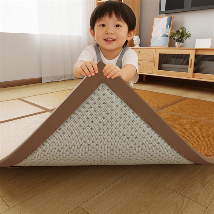 91家纺网 家纺一手货源 找家纺 梦卡迪 2026新款爬行地垫 咖饼干