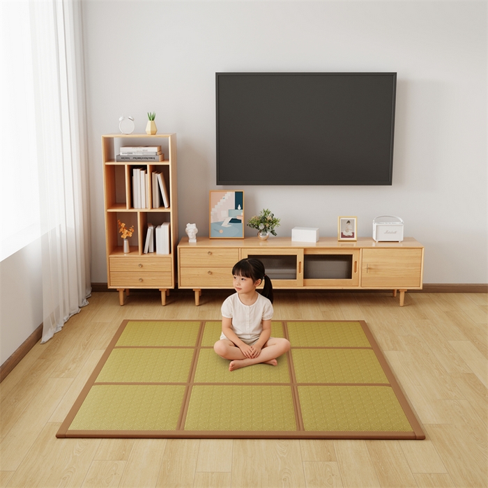 91家纺网 家纺一手货源 找家纺 梦卡迪 2026新款爬行地垫 绿饼干