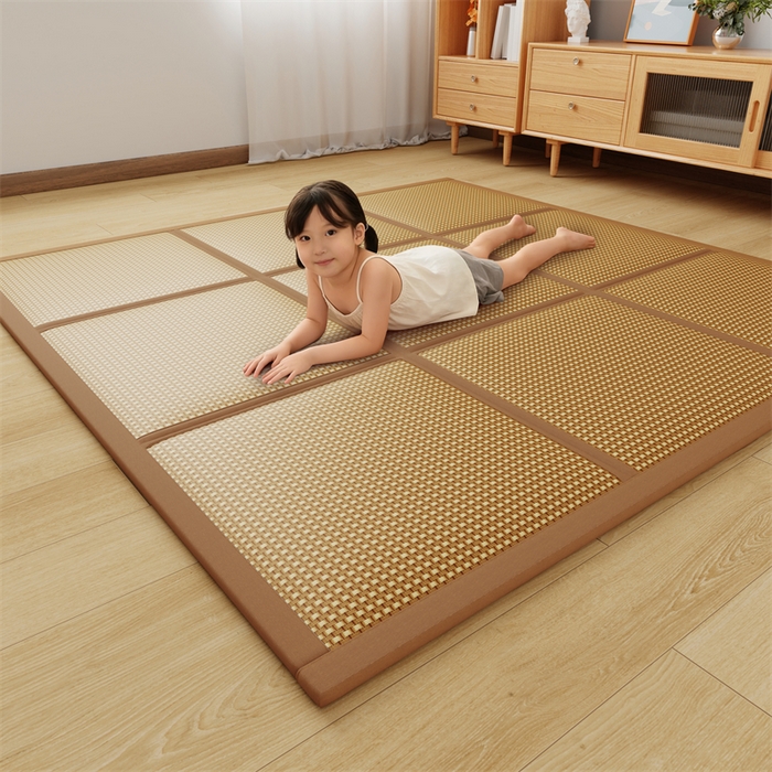 91家纺网 家纺一手货源 找家纺 梦卡迪 2026新款爬行地垫 玉米格