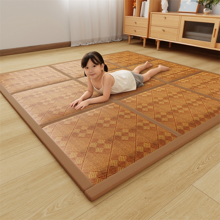 91家纺网 家纺一手货源 找家纺 梦卡迪 2026新款爬行地垫 九宫格