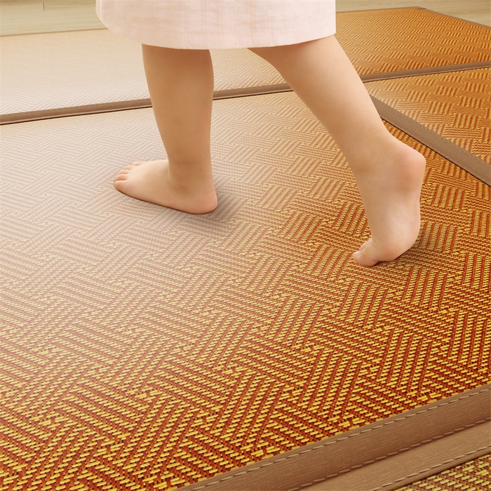 91家纺网 家纺一手货源 找家纺 梦卡迪 2026新款爬行地垫 咖饼干