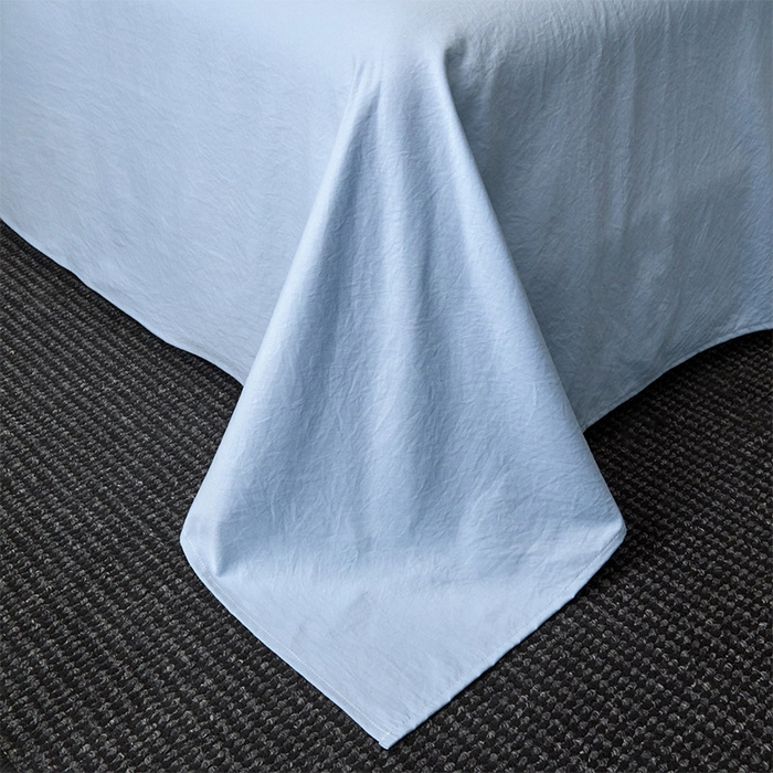 91家纺网 家纺一手货源 找家纺 库里梦家纺 2026新款高精密斜纹棉四件套镂空四件套-织带款 钴蓝