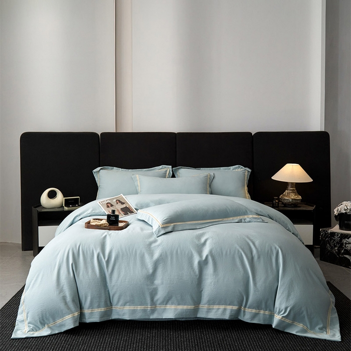 库里梦家纺 2026新款高精密斜纹棉四件套镂空四件套-织带款 青藤