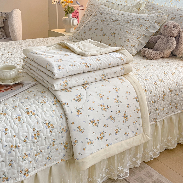 艺慕家纺 2026新款夏被四件套 春日花语