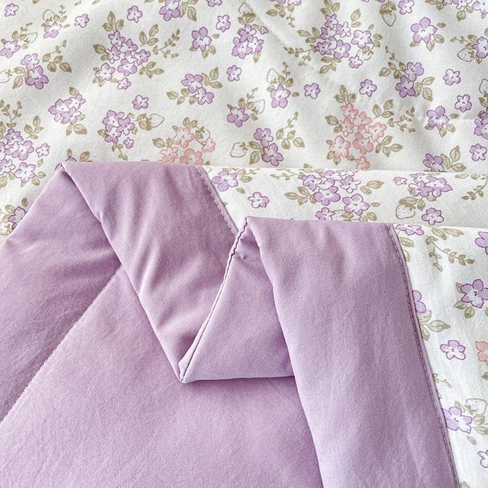 91家纺网 家纺一手货源 找家纺 艺慕家纺 2026新款夏被四件套 丁香花