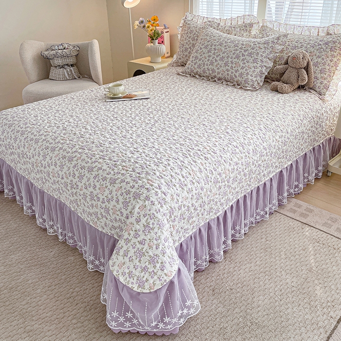 91家纺网 家纺一手货源 找家纺 艺慕家纺 2026新款夏被四件套 丁香花