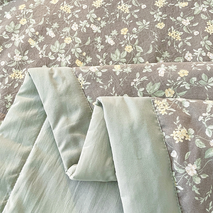 91家纺网 家纺一手货源 找家纺 艺慕家纺 2026新款夏被四件套 金盏花语