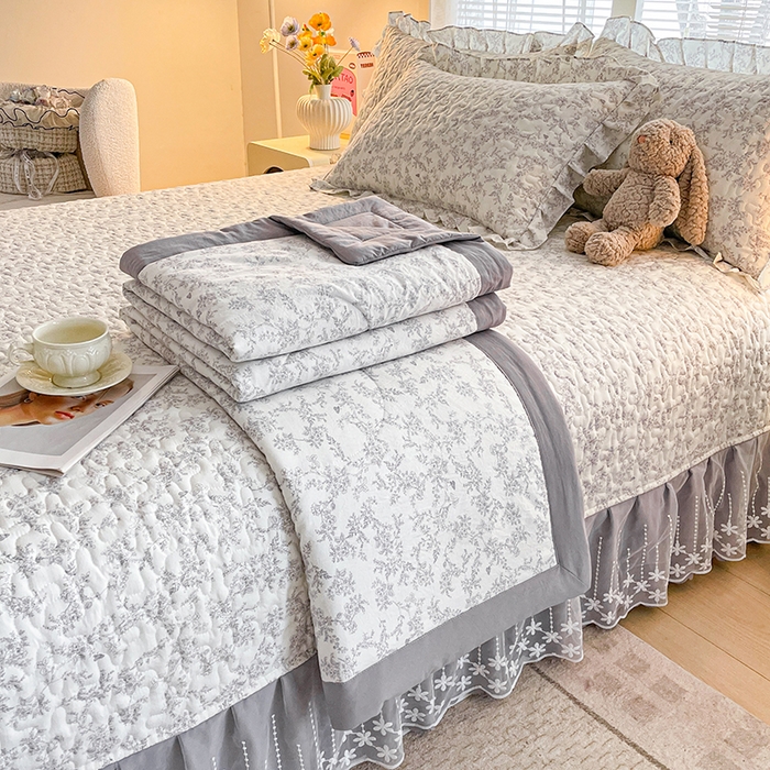 艺慕家纺 2026新款夏被四件套 素影