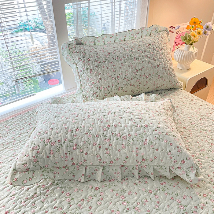 91家纺网 家纺一手货源 找家纺 艺慕家纺 2026新款夏被四件套 雾紫花蔓