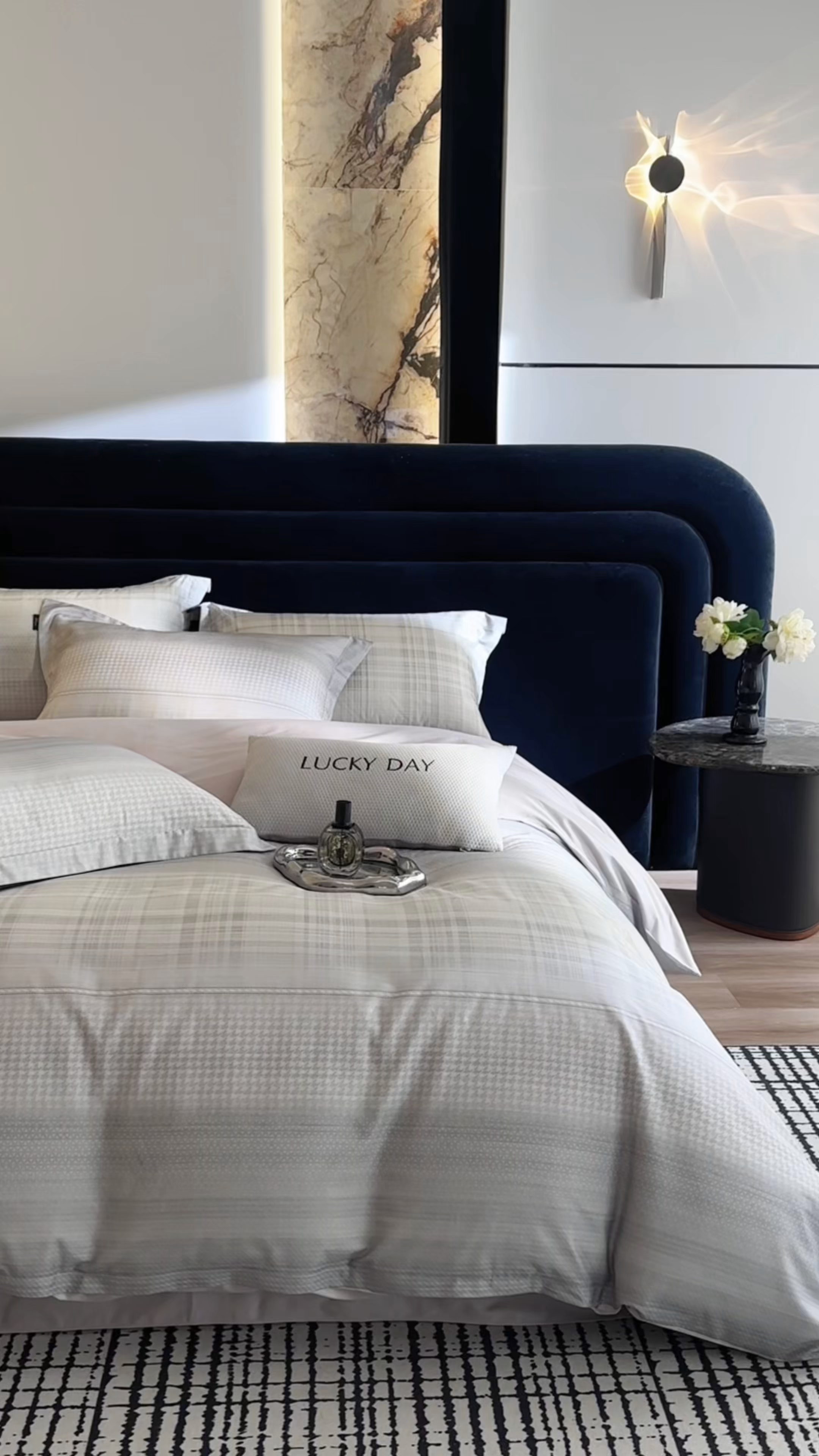 91家纺网 家纺一手货源 找家纺 梧桐树 2026新款全棉纯棉长绒棉数码印花系列四件套 S57可可西里灰