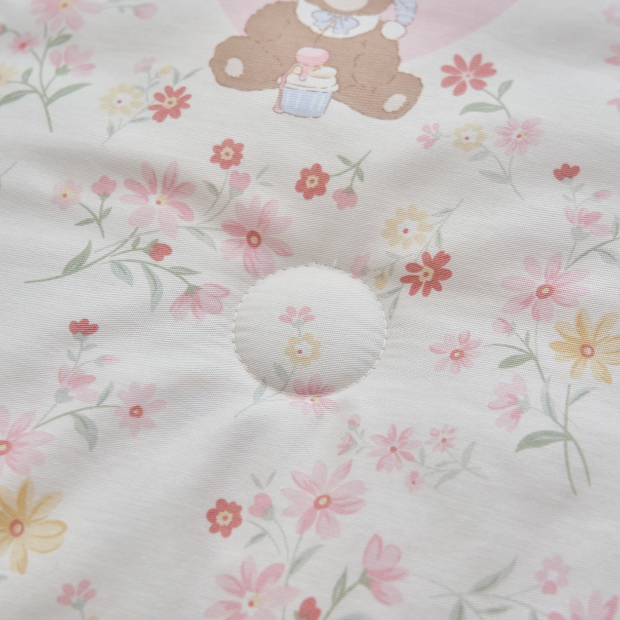 91家纺网 家纺一手货源 找家纺 吾诺家居 吾诺 2026新款 12868全棉印花棉花夏被四件套 全棉夏被四件套新疆棉花被 - 经典系列 粉色熊仔