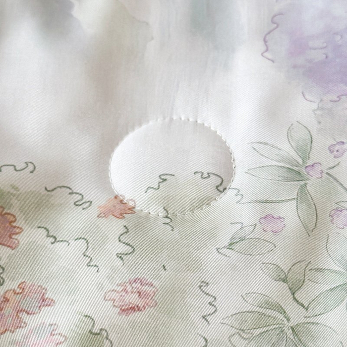 91家纺网 家纺一手货源 找家纺 慕晨 2026新款大宽边高级简奢款凉感天丝莱赛尔数码印花丝滑丝绸四件套直播热款 春树