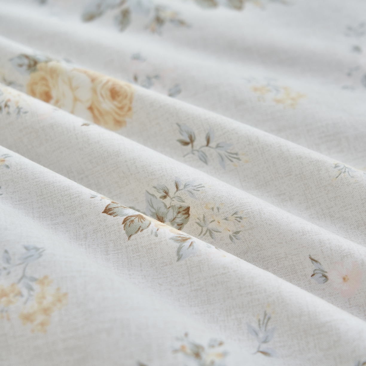 91家纺网 家纺一手货源 找家纺 吾诺家居 吾诺 2026新款 12868全棉印花棉花夏被四件套 全棉夏被四件套新疆棉花被 - 经典系列 焦糖玫瑰