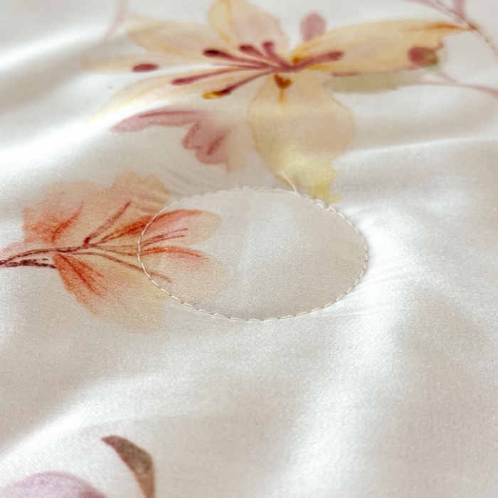 91家纺网 家纺一手货源 找家纺 慕晨 2026新款大宽边高级简奢款凉感天丝莱赛尔数码印花丝滑丝绸四件套直播热款 含芳