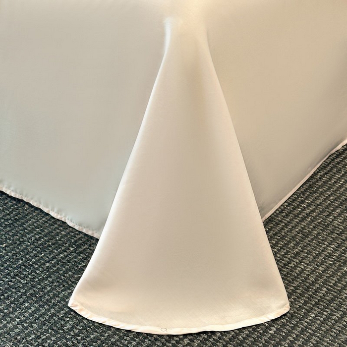 91家纺网 家纺一手货源 找家纺 慕晨 2026新款大宽边高级简奢款凉感天丝莱赛尔数码印花丝滑丝绸四件套直播热款 花吻