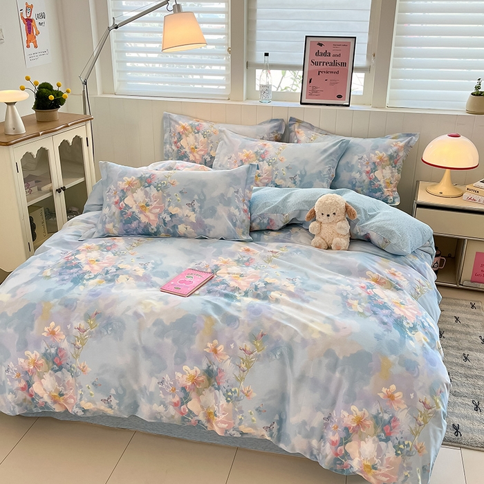 91家纺网 家纺一手货源 找家纺 （总）绘萱2026新款100%全棉纯棉印花四件套4三件套3（喷气工艺高品质）【花型持续更新】