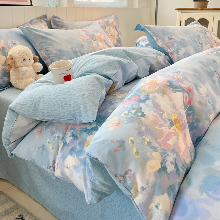 91家纺网 家纺一手货源 找家纺 （总）绘萱2026新款100%全棉纯棉印花四件套4三件套3（喷气工艺高品质）【花型持续更新】