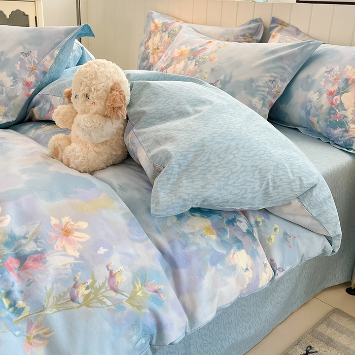 91家纺网 家纺一手货源 找家纺 （总）绘萱2026新款100%全棉纯棉印花四件套4三件套3（喷气工艺高品质）【花型持续更新】