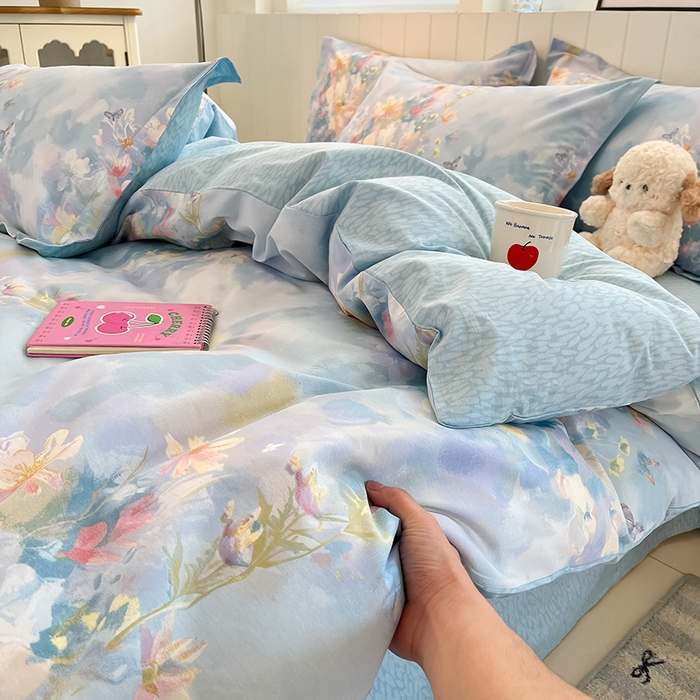 91家纺网 家纺一手货源 找家纺 （总）绘萱2026新款100%全棉纯棉印花四件套4三件套3（喷气工艺高品质）【花型持续更新】