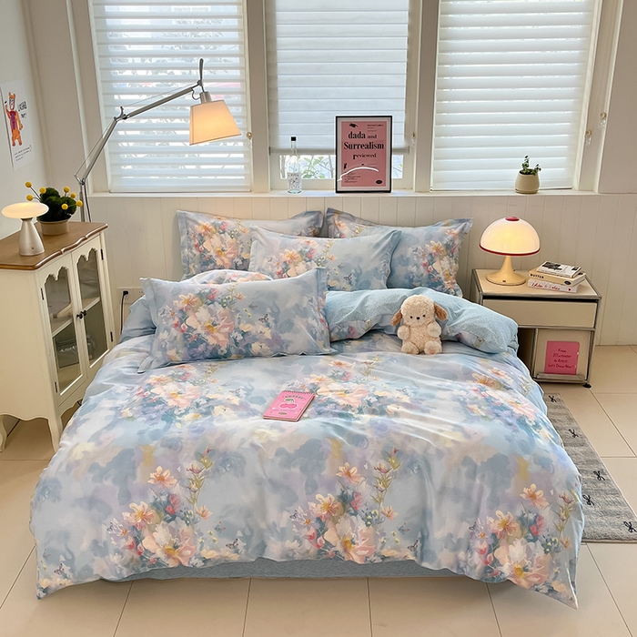 91家纺网 家纺一手货源 找家纺 （总）绘萱2026新款100%全棉纯棉印花四件套4三件套3（喷气工艺高品质）【花型持续更新】