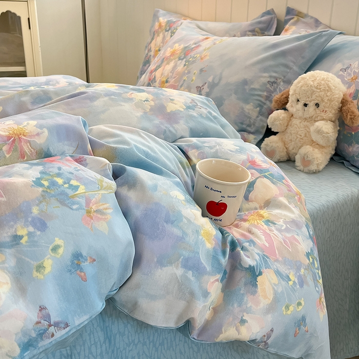 91家纺网 家纺一手货源 找家纺 （总）绘萱2026新款100%全棉纯棉印花四件套4三件套3（喷气工艺高品质）【花型持续更新】