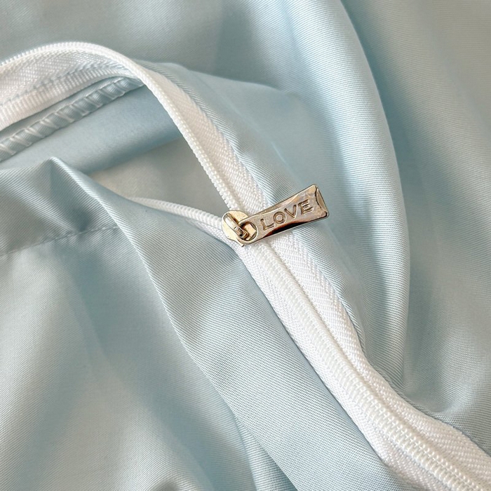 91家纺网 家纺一手货源 找家纺 慕晨 2026新款大宽边高级简奢款凉感天丝莱赛尔数码印花丝滑丝绸四件套直播热款 沐初