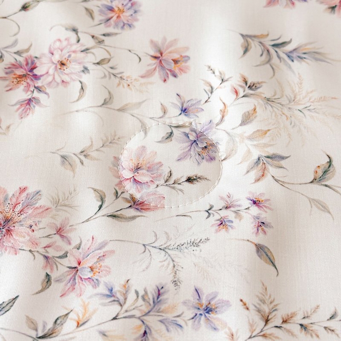 91家纺网 家纺一手货源 找家纺 慕晨 2026新款大宽边天丝莱赛尔数码印花夏被四件套高级简奢款丝滑丝绸直播热款 小樱