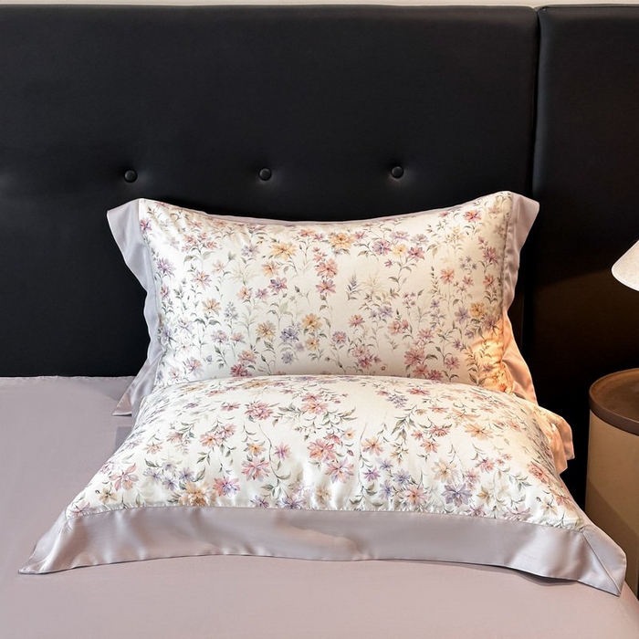 91家纺网 家纺一手货源 找家纺 慕晨 2026新款大宽边天丝莱赛尔数码印花夏被四件套高级简奢款丝滑丝绸直播热款 小樱