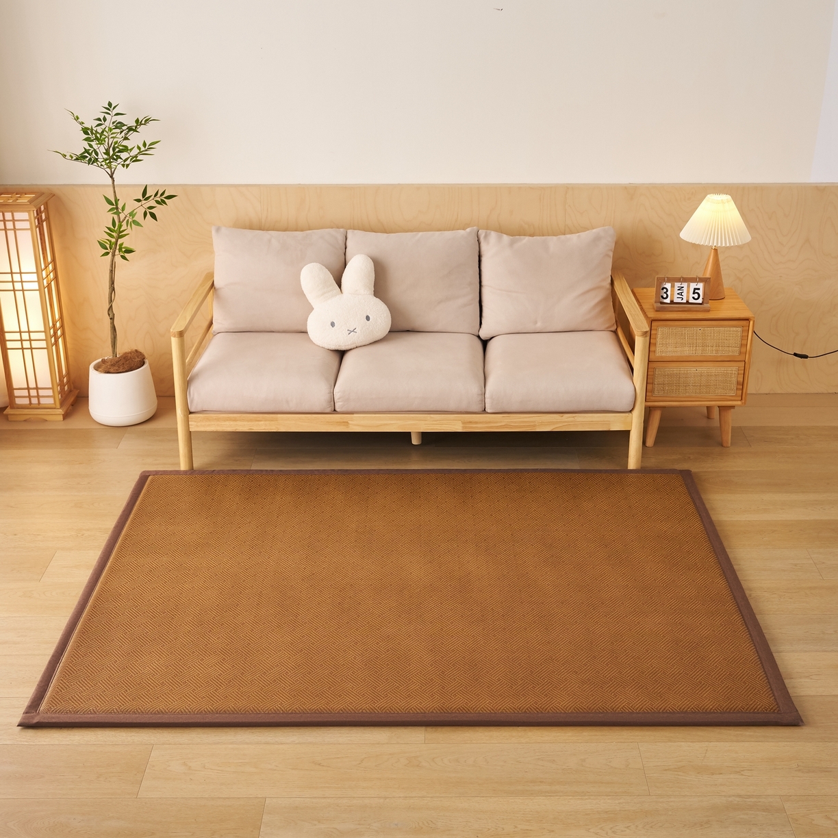 91家纺网 家纺一手货源 找家纺 （总）鹿辉家居（原吉欧力） 2026新款多功能凉感冰藤床垫藤席地垫-地铺席