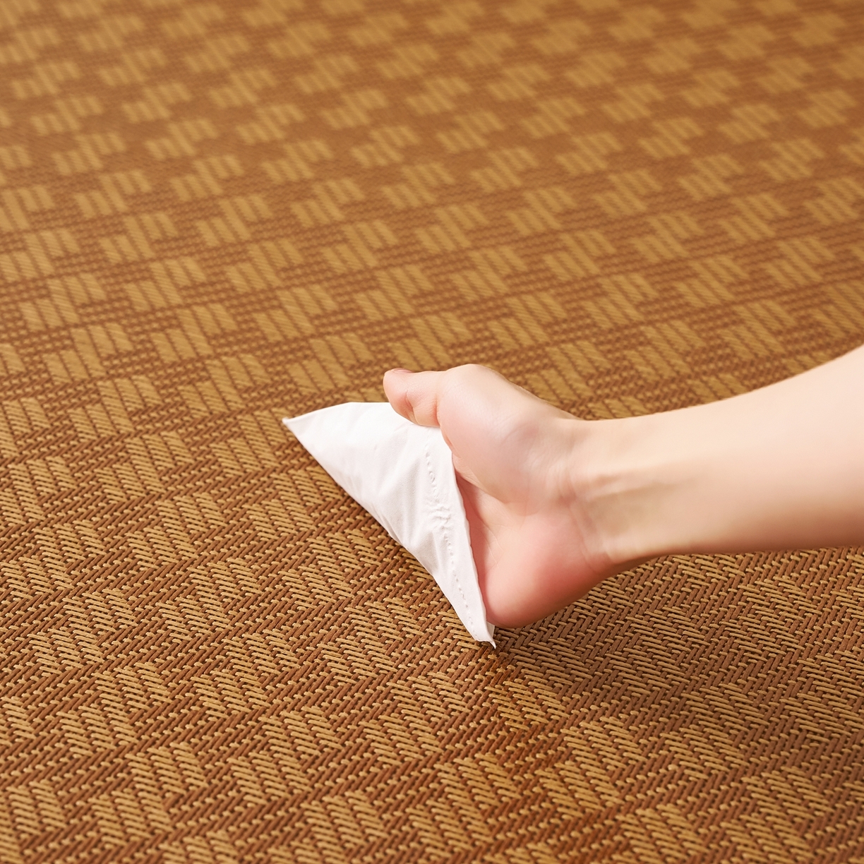 91家纺网 家纺一手货源 找家纺 鹿辉家居（原吉欧力） 2026新款多功能凉感冰藤床垫藤席地垫-地铺席 节节高