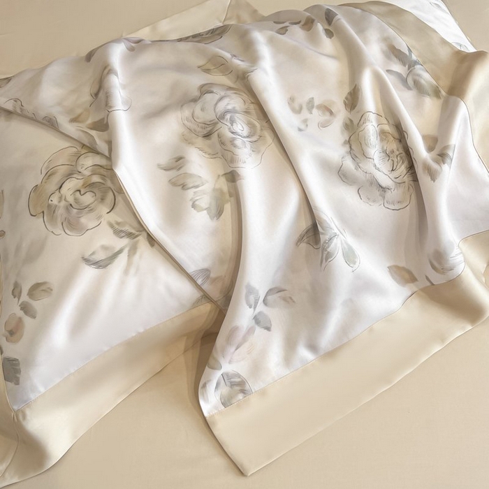 91家纺网 家纺一手货源 找家纺 慕晨 2026新款大宽边天丝莱赛尔数码印花夏被四件套高级简奢款丝滑丝绸直播热款 蔓艺