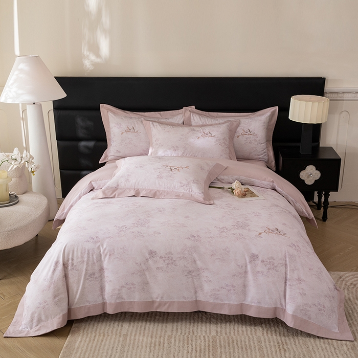 91家纺网 家纺一手货源 找家纺 （总）巧玲珑 2026新款全棉绣花四件套