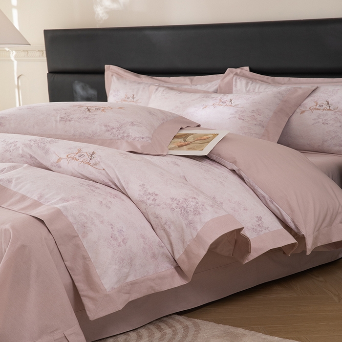 91家纺网 家纺一手货源 找家纺 （总）巧玲珑 2026新款全棉绣花四件套