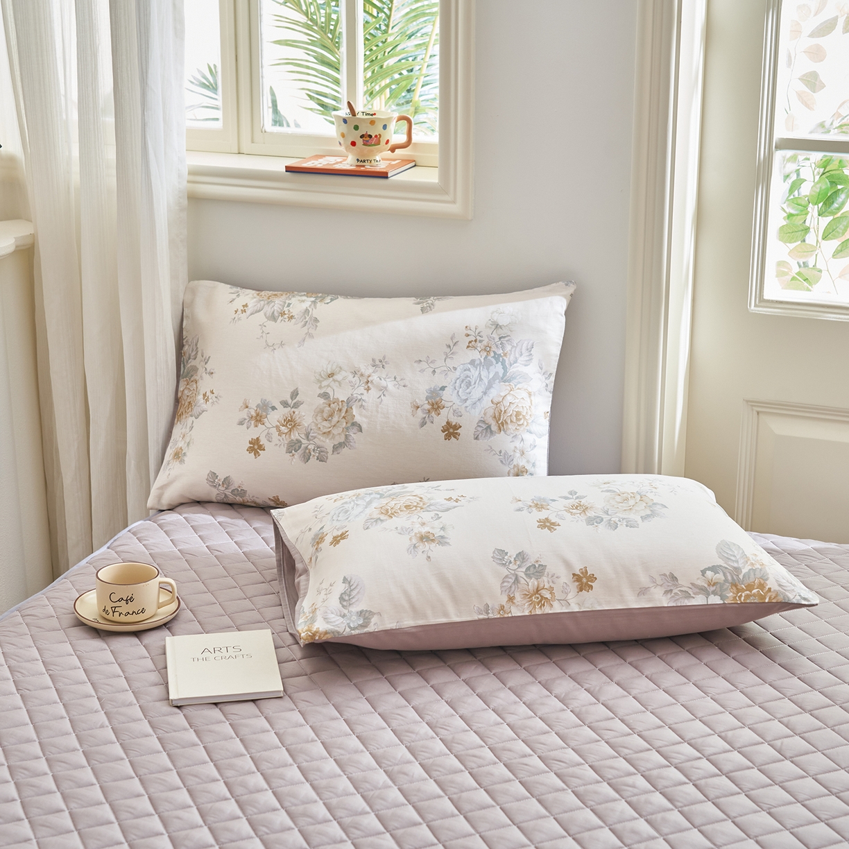 91家纺网 家纺一手货源 找家纺 吾诺家居 吾诺 2026新款 12868全棉印花棉花夏被四件套 全棉夏被四件套新疆棉花被 - 经典系列 棉柔花事