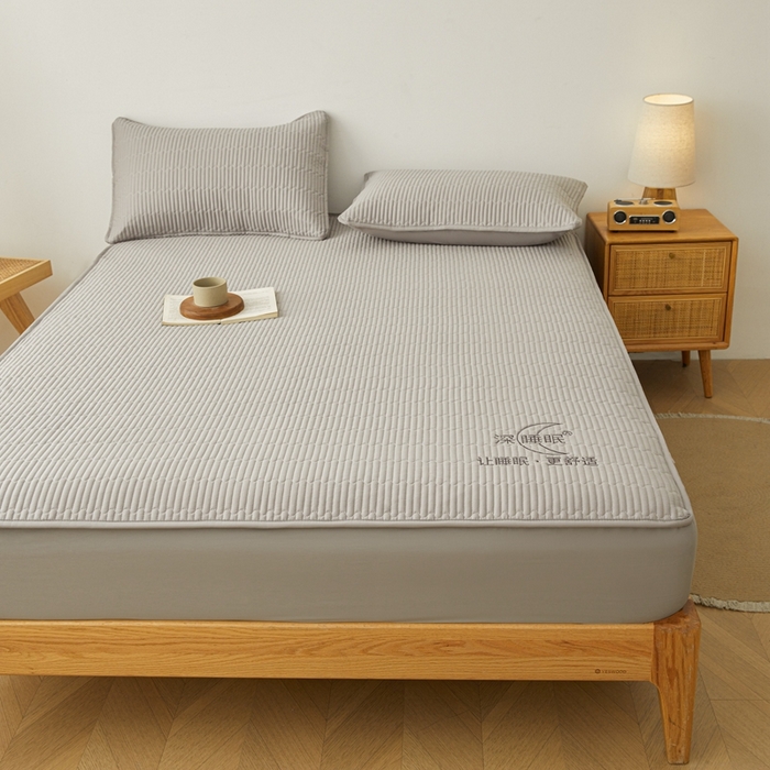 91家纺网 家纺一手货源 找家纺 （总）邵依家纺 2026新款A类亲肤纯棉床笠系列-深睡眠